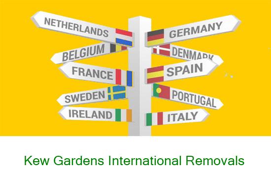 Kew Gardens international removal company